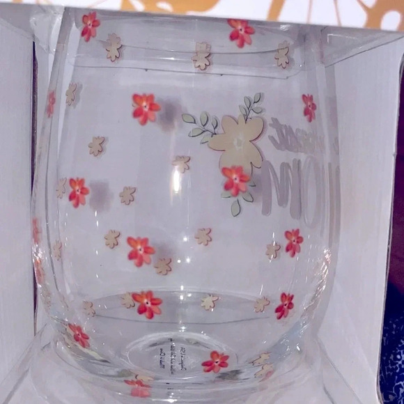 MOTHERS DAY GIFT ALERT! RAISETHE BAR NIB 20oz STEMLESS WINE GLASS “THE BEST MOM  - Picture 3 of 3